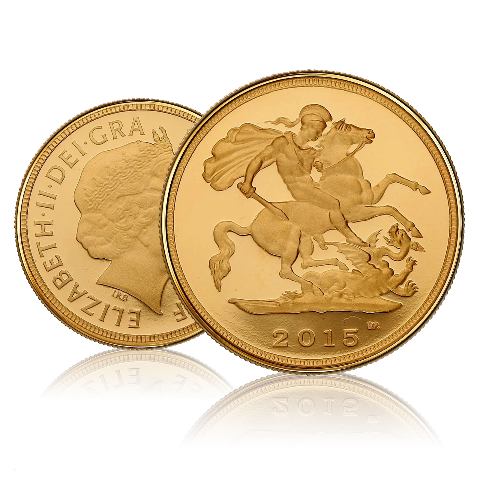 Preowned  Gold Sovereign The Royal Birth Celebration (2015) 4